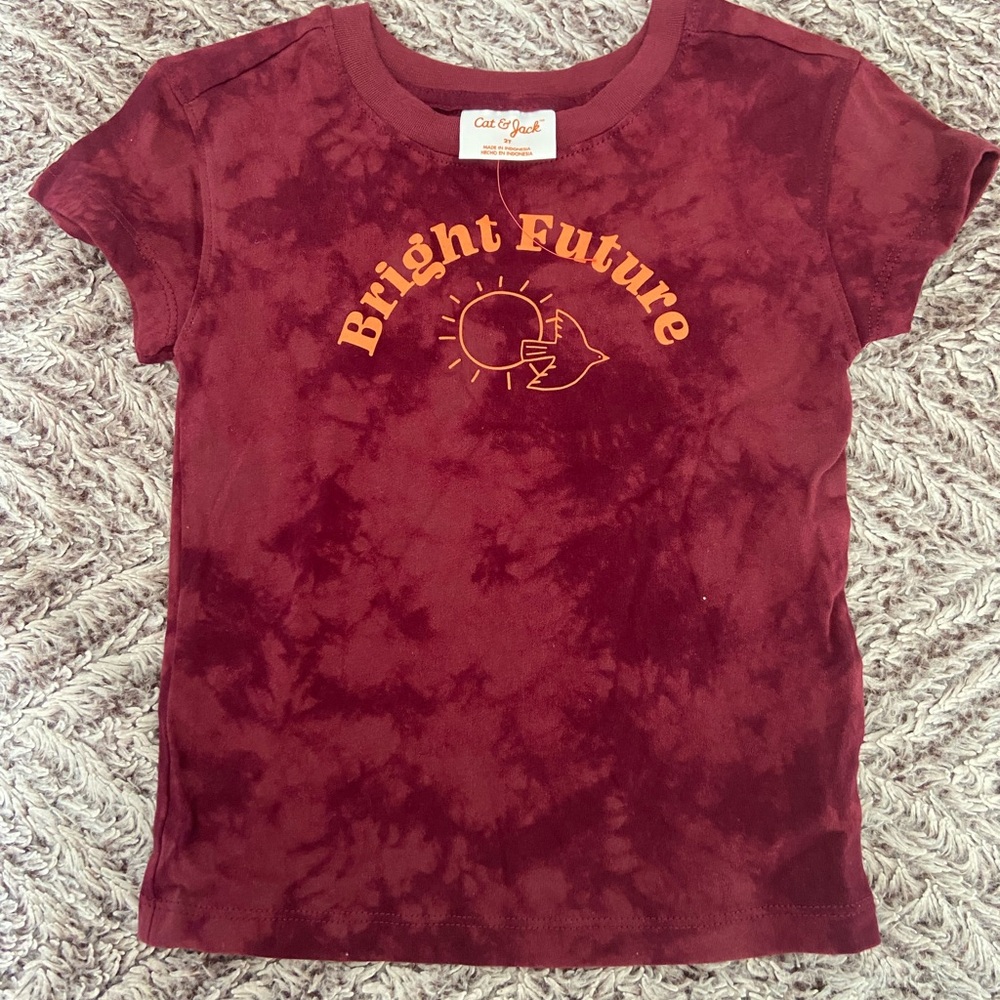 Cat & Jack Kids Maroon T-Shirt